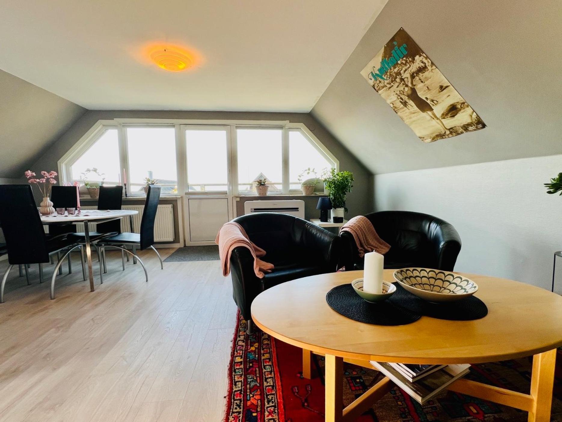 Penthouse-Laegenhet Med Tva Sovrum & Terass Med Havsutsikt Mölle エクステリア 写真